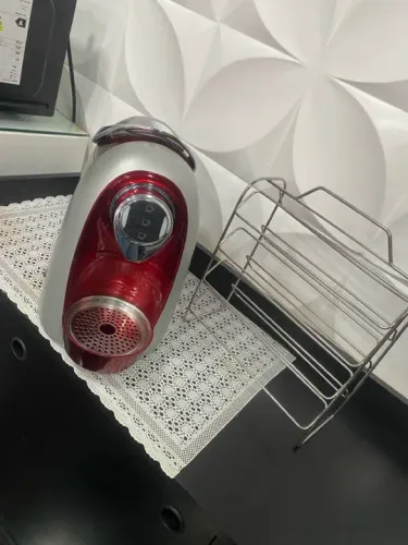 Cafeteira 3 corações + suporte para capsulas