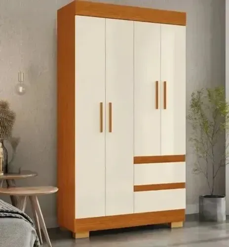PROMOÇÃO - Guarda Roupa Solteiro 4 Portas - Só R$549,00 à vista