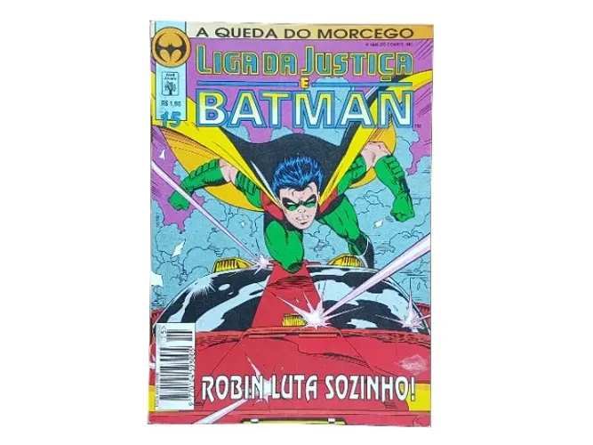 Revista Hq Liga Da Justiça E Batman: A Queda Do Morcego #15