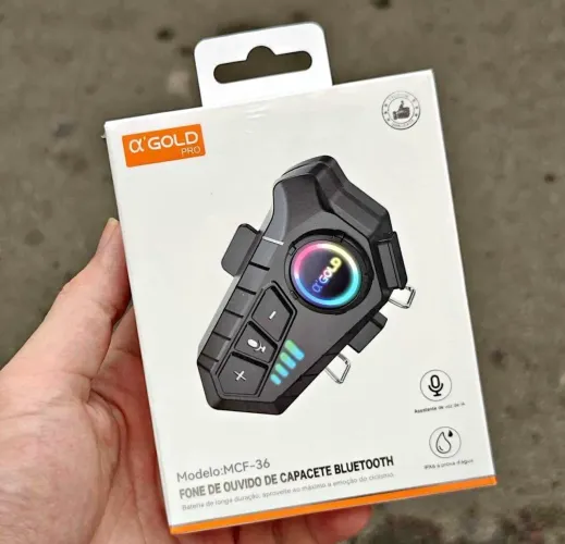 FONE BLUETOOTH PARA CAPACETE MOTO