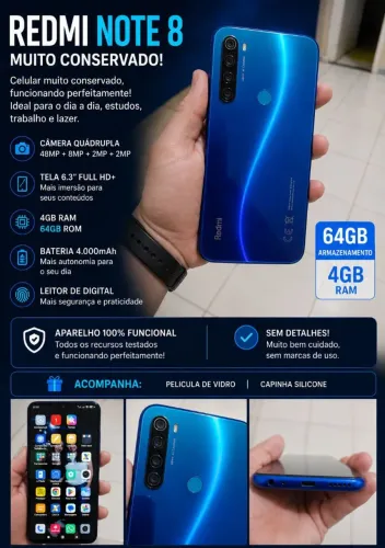 Celular Redmi note 8