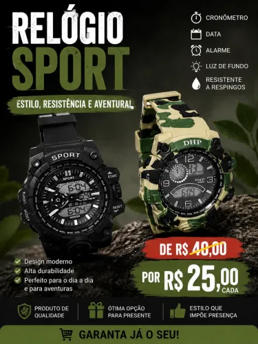 Relógio masculino 