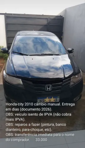Honda City Sedan EX 1.5 Flex 16V 4P Mec. 2010