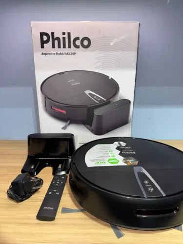 Aspirador Robô Philco PAS26P Mop + Base Carregadora + Controle | Semi Novo
