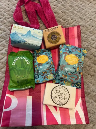 kit combo sabonetes granado loccitane