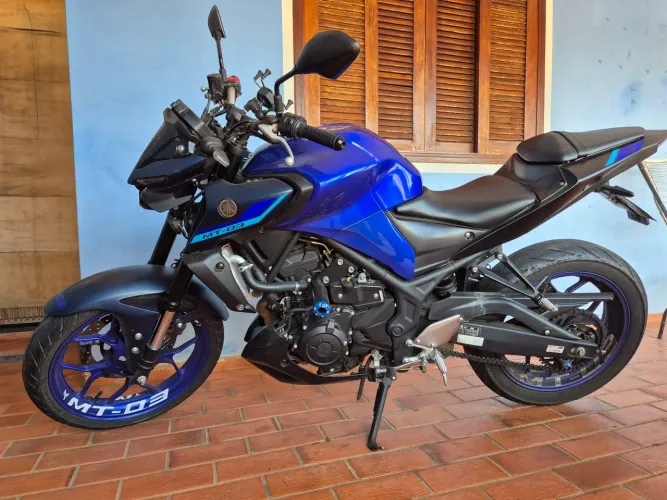 MT-03 - 321cc ABS com acessórios e peças originais 