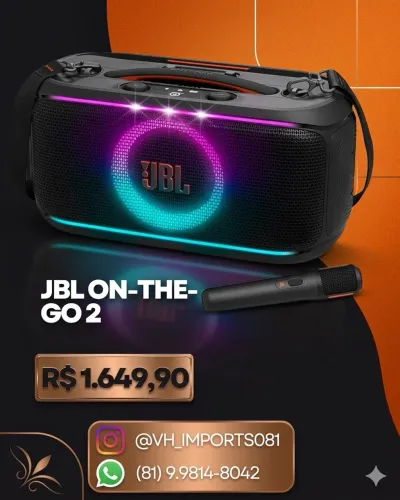 JBL Partybox On - The - Go 2 - Lançamento