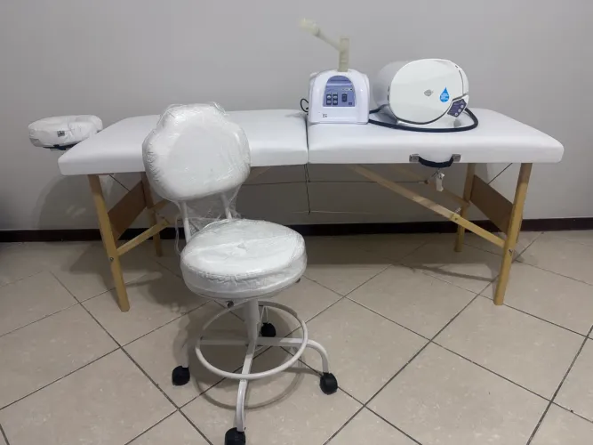 Maca, mocho, autoclave e vapor de ozônio