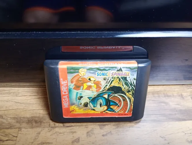 Sonic Spinball Mega Drive original Tectoy