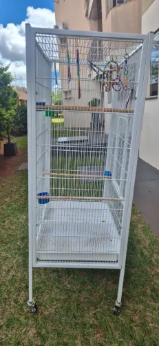 Viveiro Gaiola Calopsita Luxo Branca