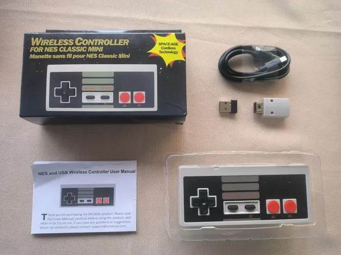 Controle Nes Classic Edition sem fio
