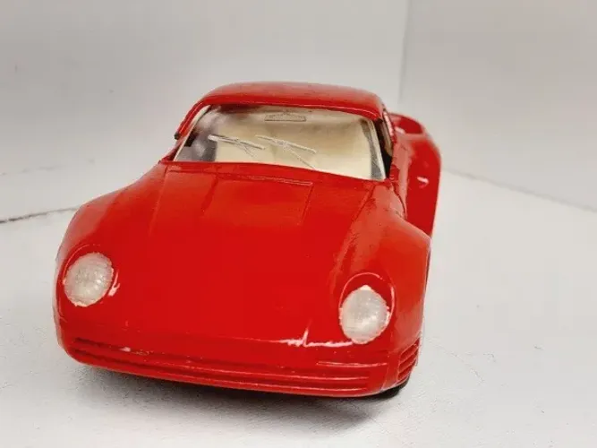 Miniatura Porsche 959 Sunnyside 1/38 Vermelho
