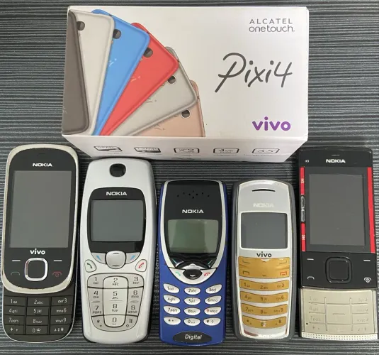 Combo Nokia sem bateria + 1 Pixi4 Alcatel One Touch (lacrado)