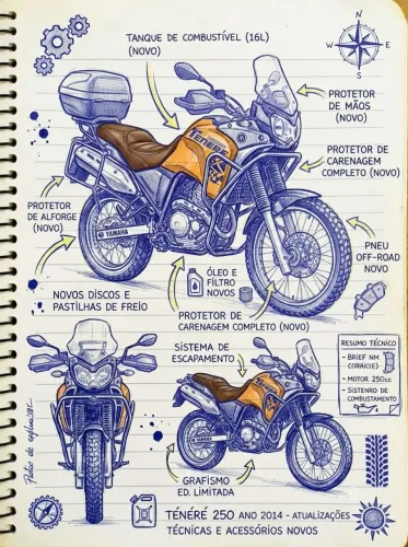 Ténéré 250 edição limitada linda 