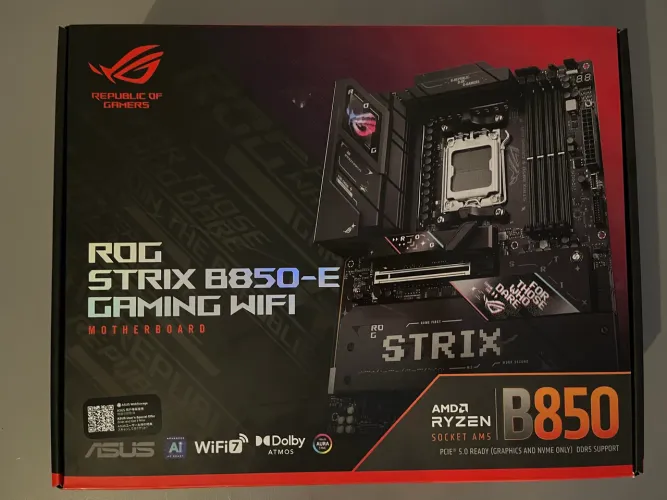 Placa Mãe Asus ROG Strix B850-E Gaming WiFi AMD AM5