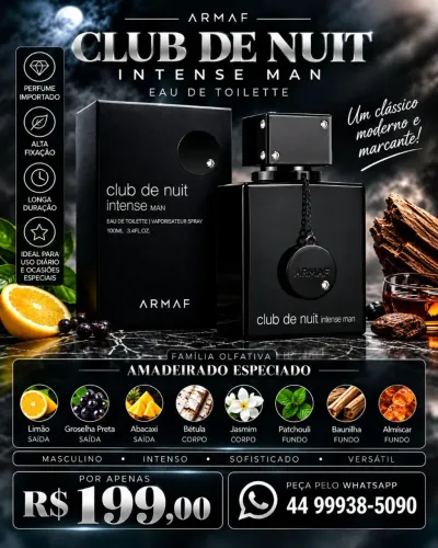 Perfume Árabe Club de Nuit