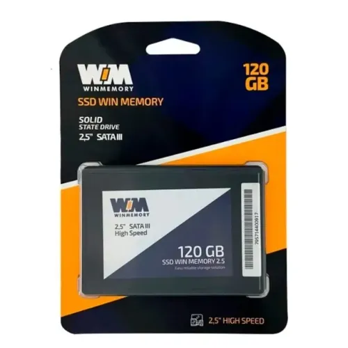 SSD 120GB WINMEMORY SATA III (520/420)MB/S NOVO LACRADO!