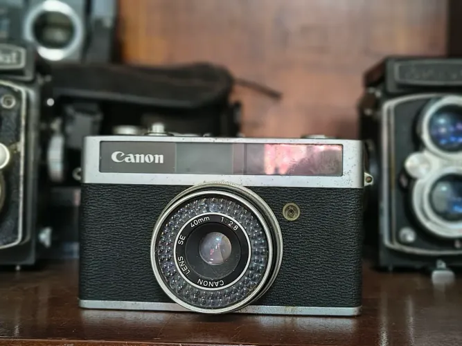 Canon Canonet Junior Analógica - Extremamente Linda! 