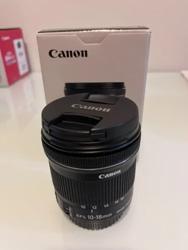Canon EF-S 10-18mm IS STM + caixa original ? excelente estado