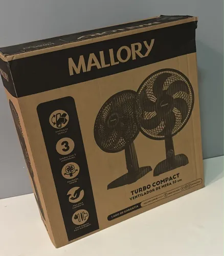 Ventilador mallory na caixa lacrado 127v 6 hélices