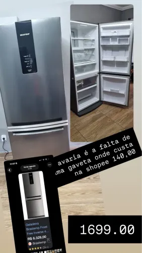 Refrigerador Brastemp inverse