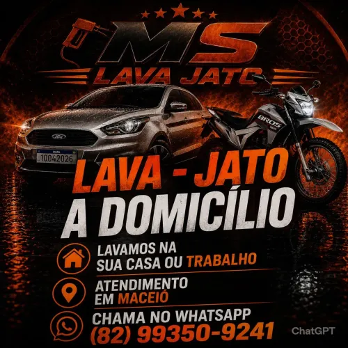 LAVA JATO A DOMICÍLIO 