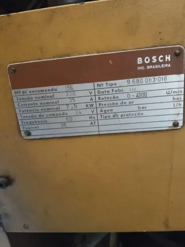 Bancada de Teste - Bomba Injetora - Bosch -