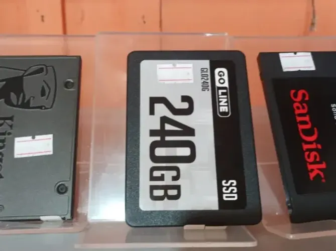 SSD PC 240GB Sata usado "saudável" sem sistema operacional R$199 cada loja fís. Boqueirão