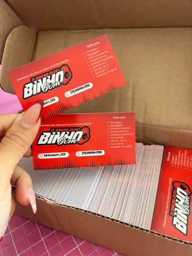 Cartão de visita couchê 250g