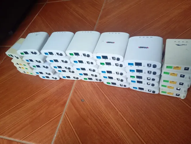 Lote de ONU gpon fibra óptica+ patch cord