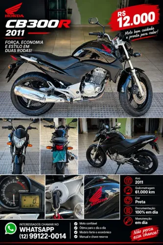 Vendo CB 300 2011
