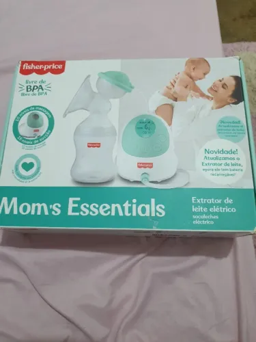 ? Extrator de Leite Elétrico Fisher-Price Mom's Essentials (Recarregável) ?