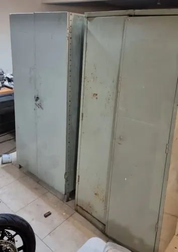Armário de Aço Grade (Oficina, Garagem, etc)