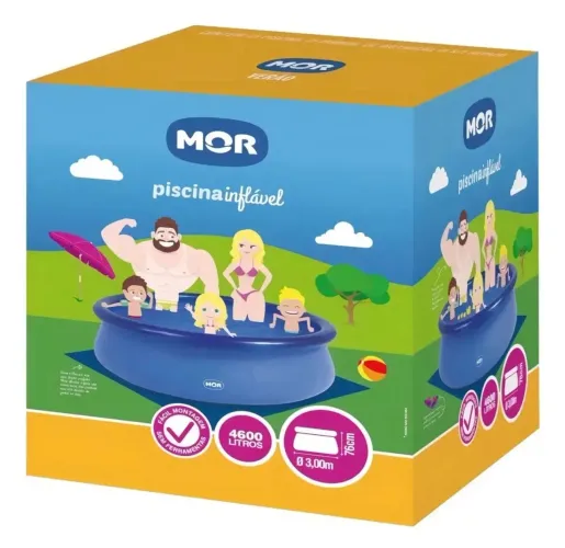 Piscina Inflável Mor 4600 Litros lacrada