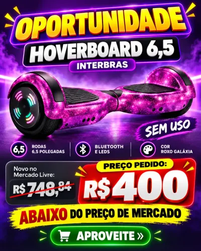 Hoverboard Skate Elétrico Interbras
