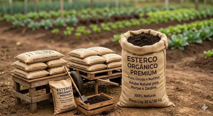 Esterco orgânico 