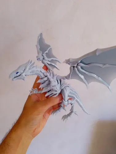 Blue Eyes White Dragon - Bandai - Yu Gi Oh - Model Kit - Figure Rise