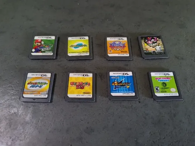 Lote com 08 Jogos de Nintendo DS