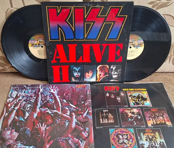 Lp vinil ALIVE 2 - Kiss, 1977 (importado, duplo)