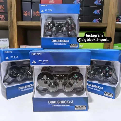 Controle PS3 Sem Fio Primeira Linha - Novo