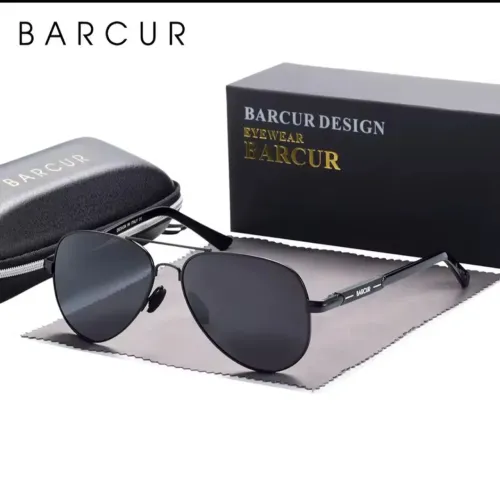 Óculos Masculino Barcur Original Polarizado Aviator 