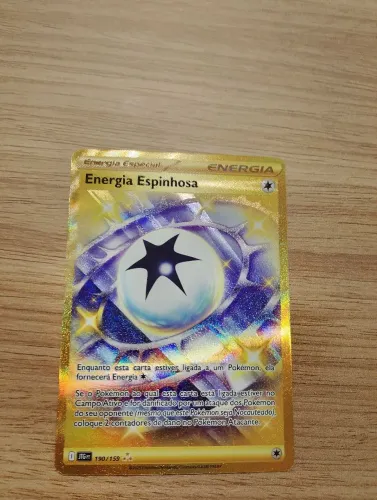 Energia espinhosa carta Pokémon em ótimo estado nunca saiu do eslivi