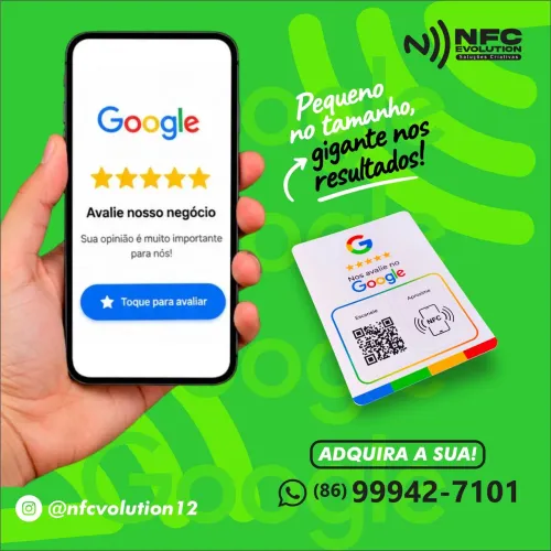 Plaquinhas De Avaliação NFC do google