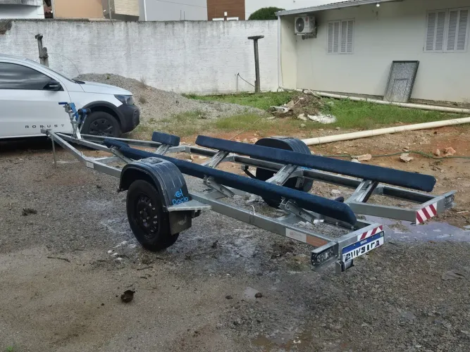 Carretinha galvanizada DACLA PRATA