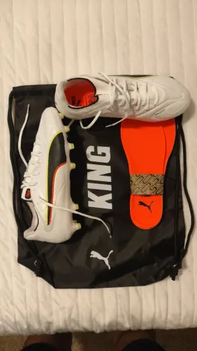 Chuteira Puma KING Campo FG/AG - NOVA - Nº 37