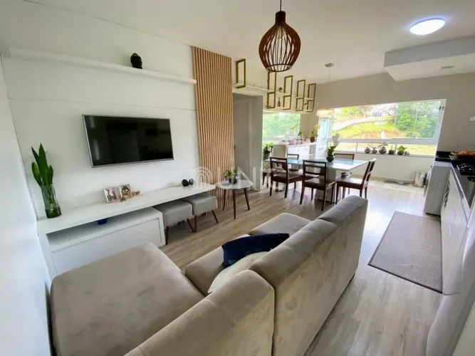 Apartamento mobiliado 2 dormitórios 1 vaga Bairro São Francisco de Assis - Cambo