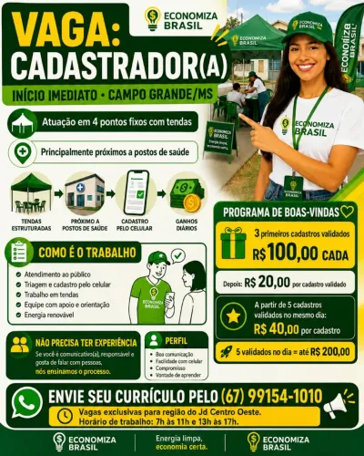 Cadastrador(a) saída SP