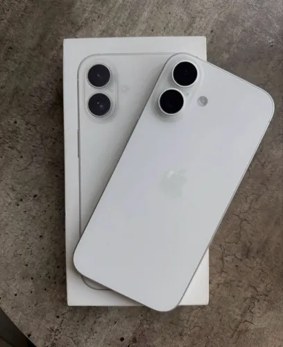 iPhone 16 branco 128 GB 6 meses de garantia 