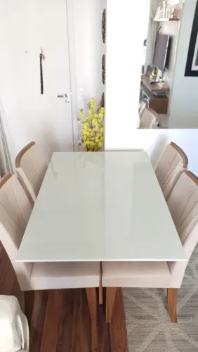 Mesa de Jantar Sofisticada com 6 Lugares