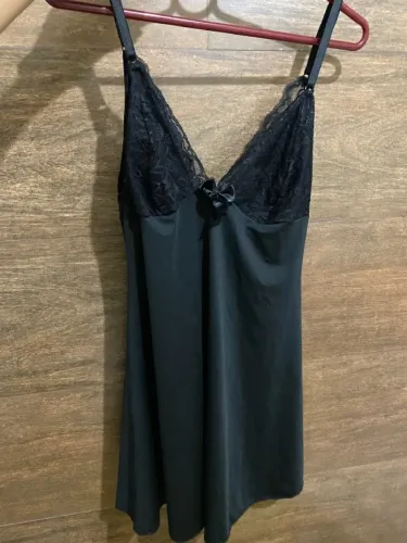 Camisola rendada preta / forma pequena veste P / M